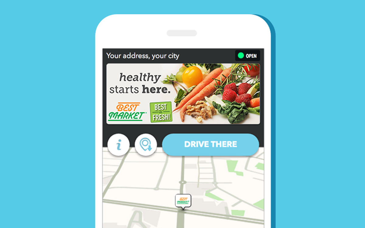 Best Market Waze Ads by Katie Calleo / Flanagan